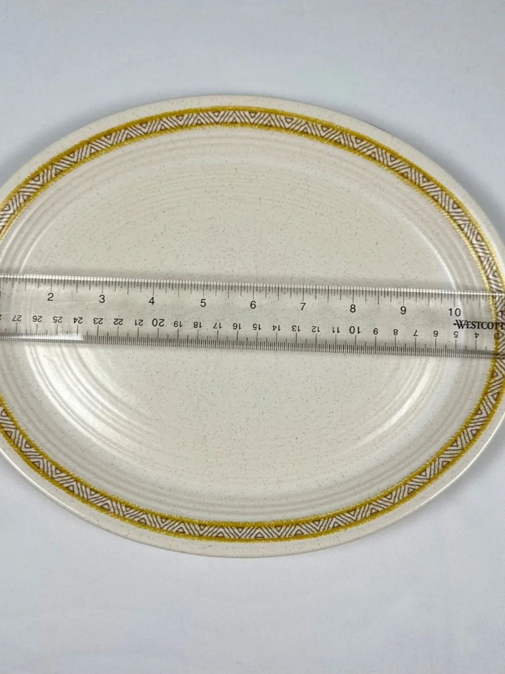 Franciscan Hacienda Gold USA Platter Mid Century Modern Style 1960s-1970s